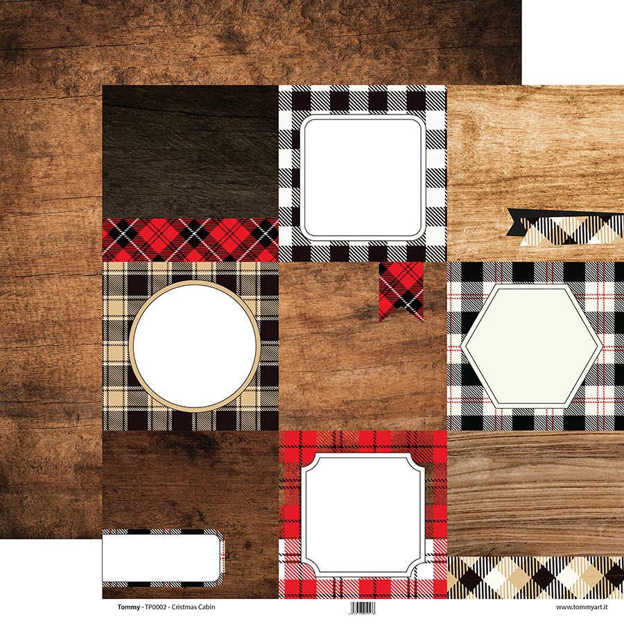 Tommy double face paper – Christmas Cabin