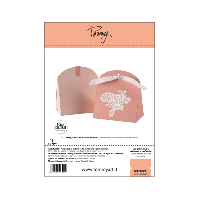 Tommy fustella – Ribbon Box ® – Bonus digitali