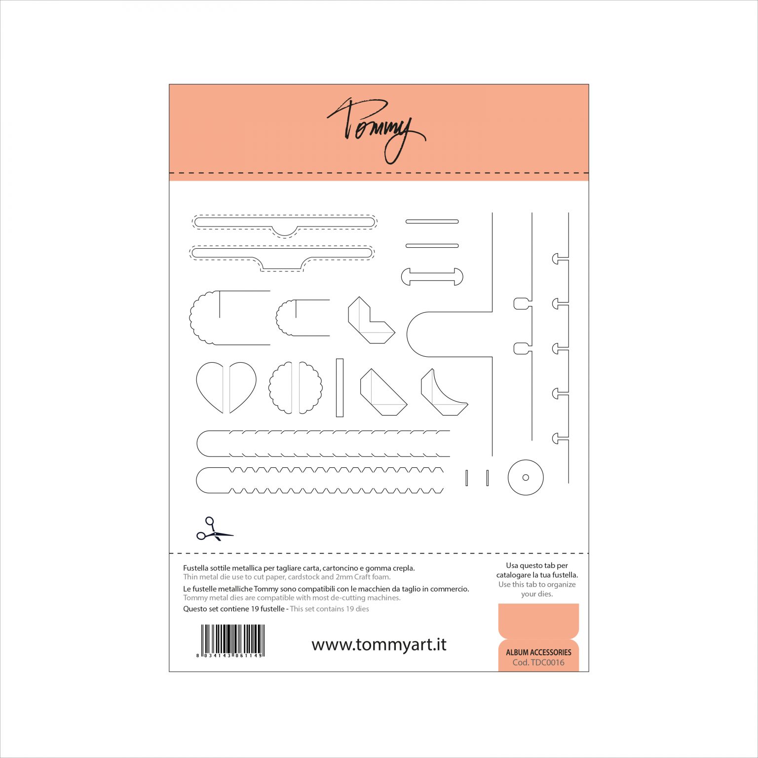 Tommy fustella – Album accessories