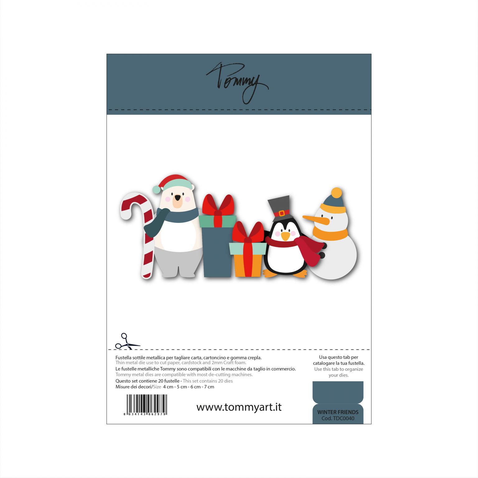 Tommy fustella – Winter friends ®