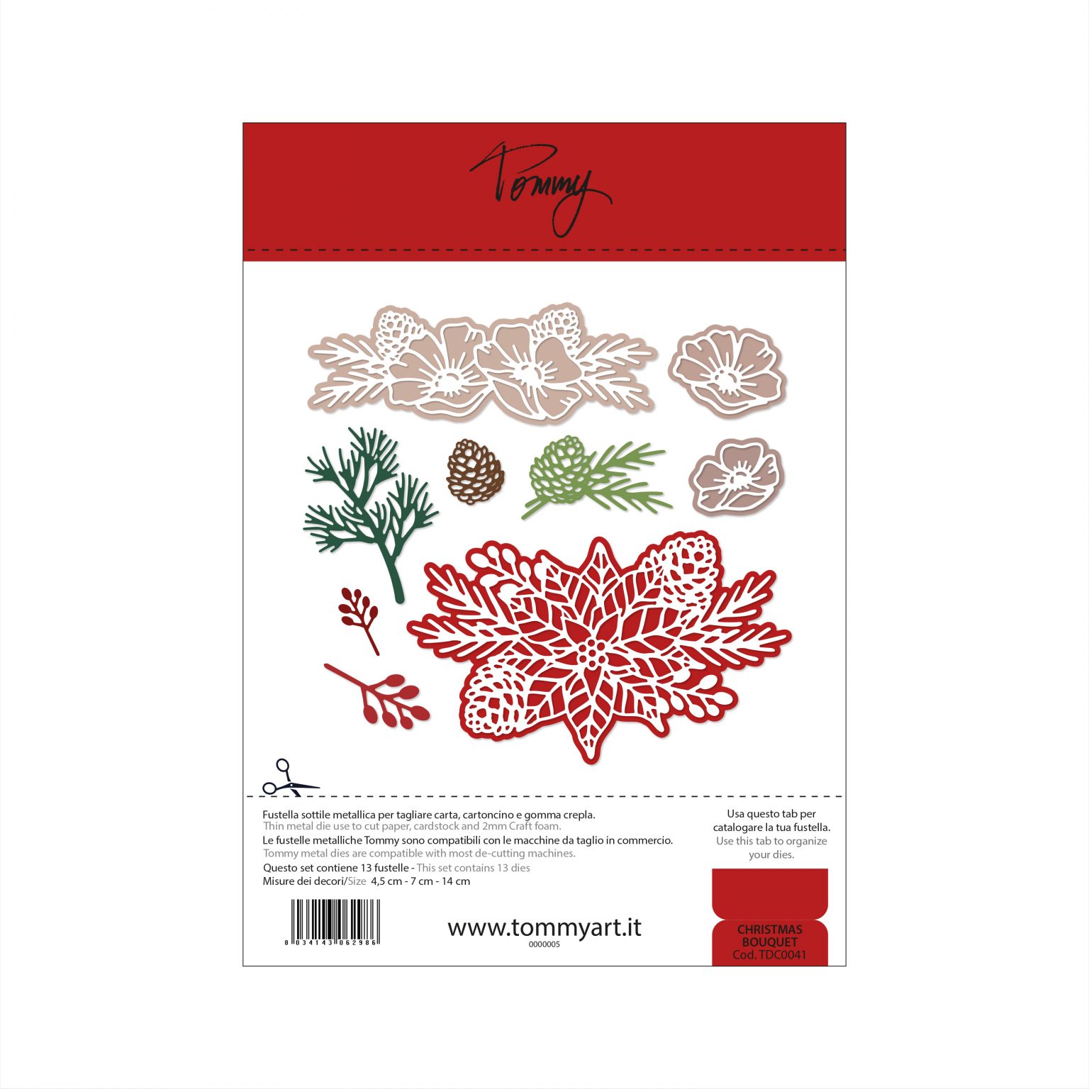 Tommy fustella – Christmas bouquet ®
