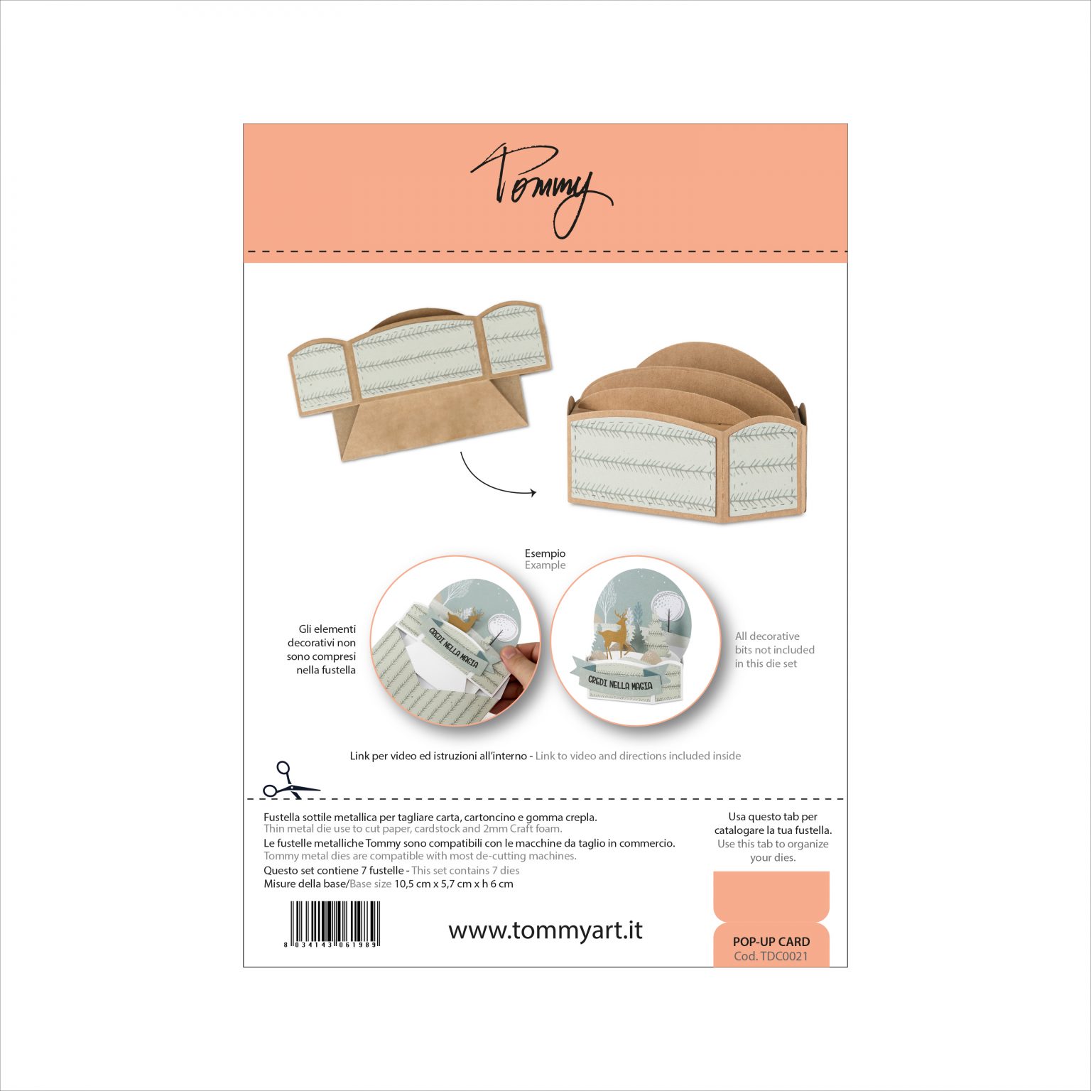 Tommy fustella – Pop-up Card