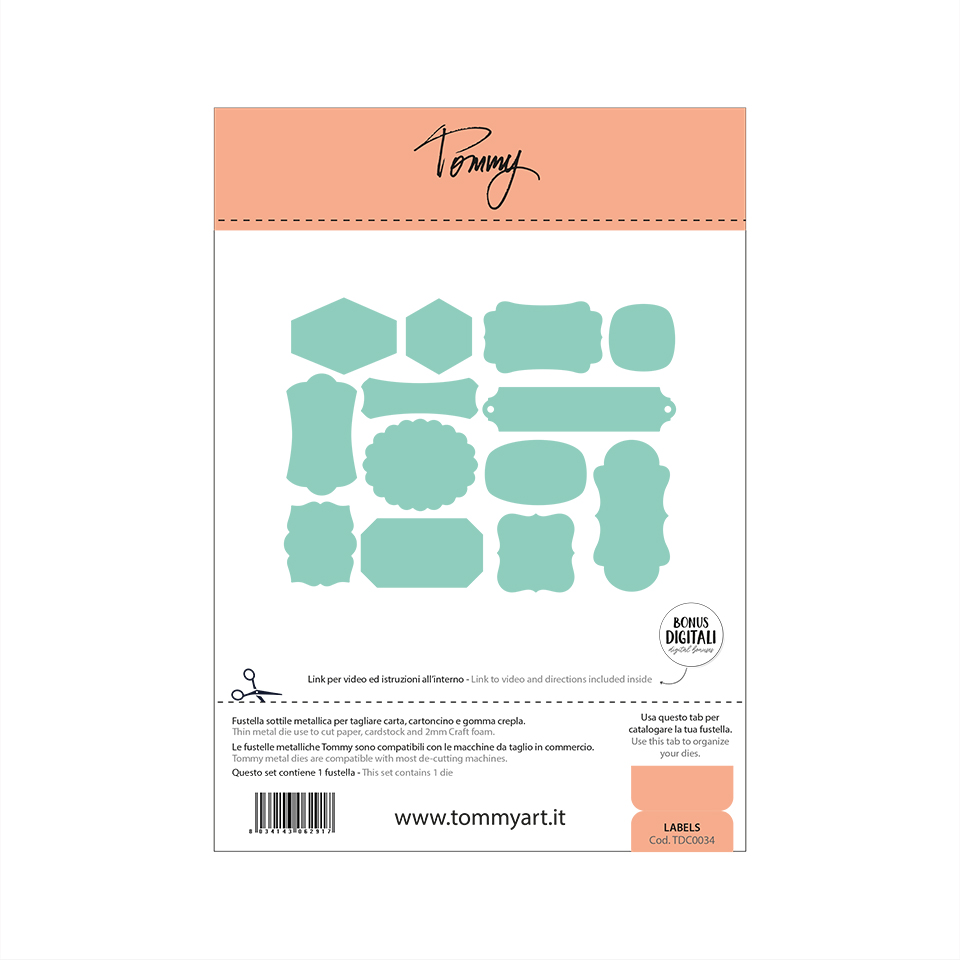 Tommy fustella con bonus digitali – Labels