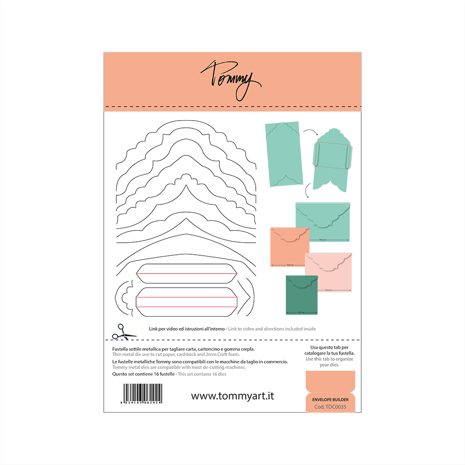 Tommy fustella – Envelope Builder