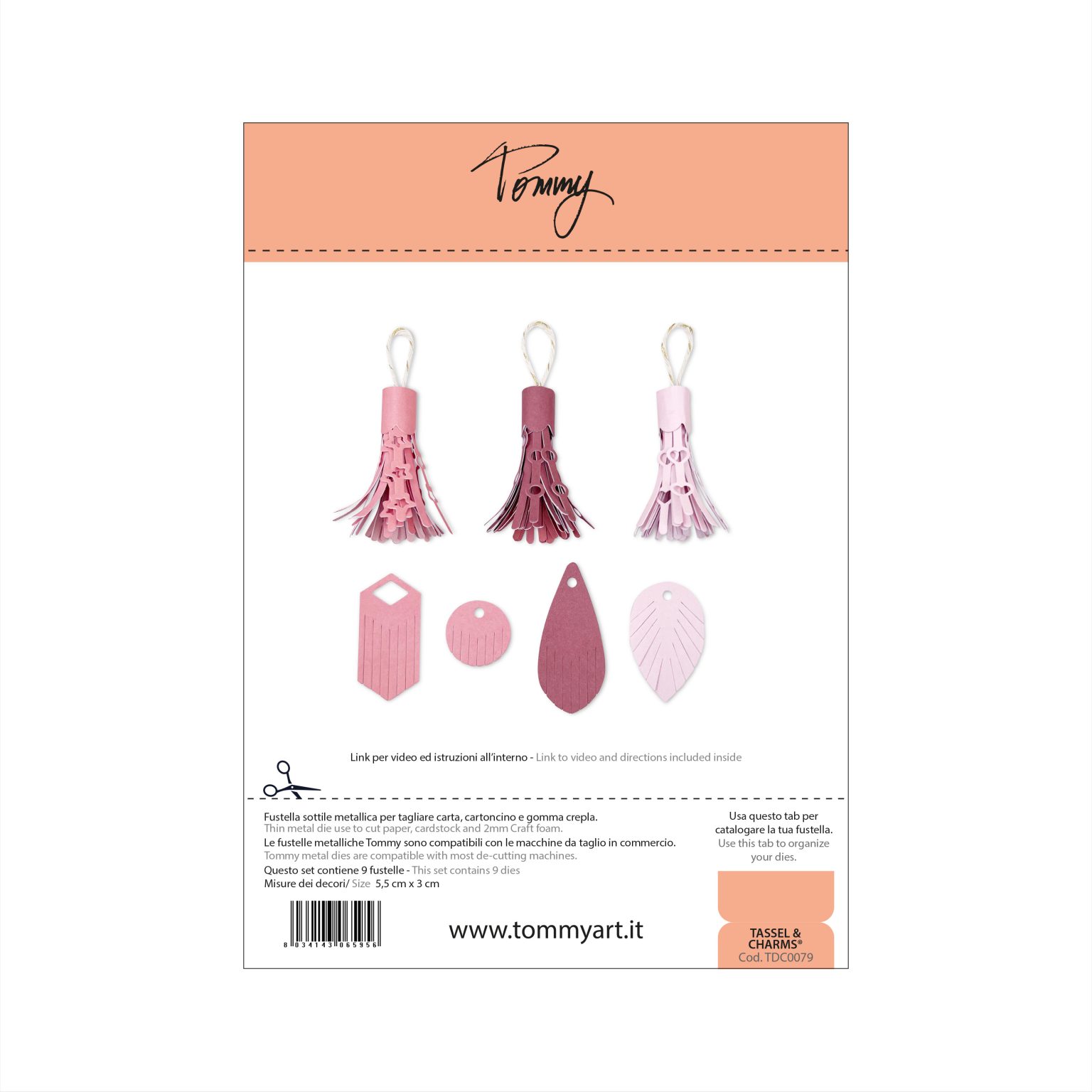 Tommy fustella – Tassel & Charms®