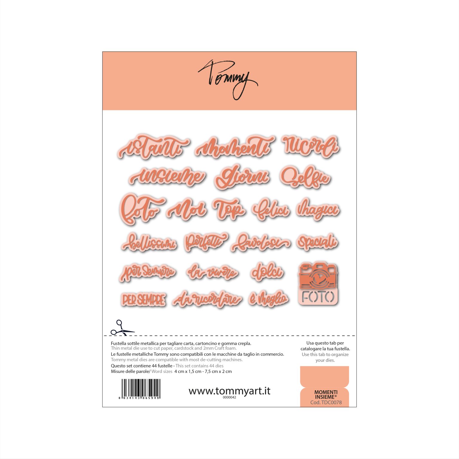 Tommy fustella – Album Momenti insieme®