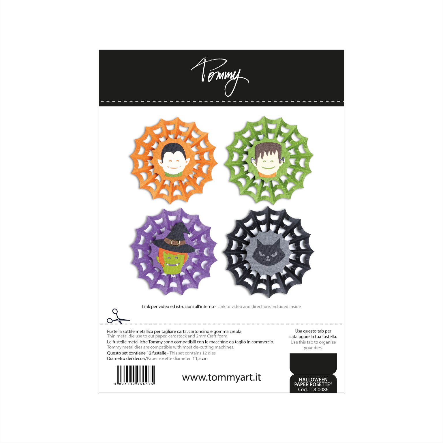 Tommy fustella – Halloween paper rosette®
