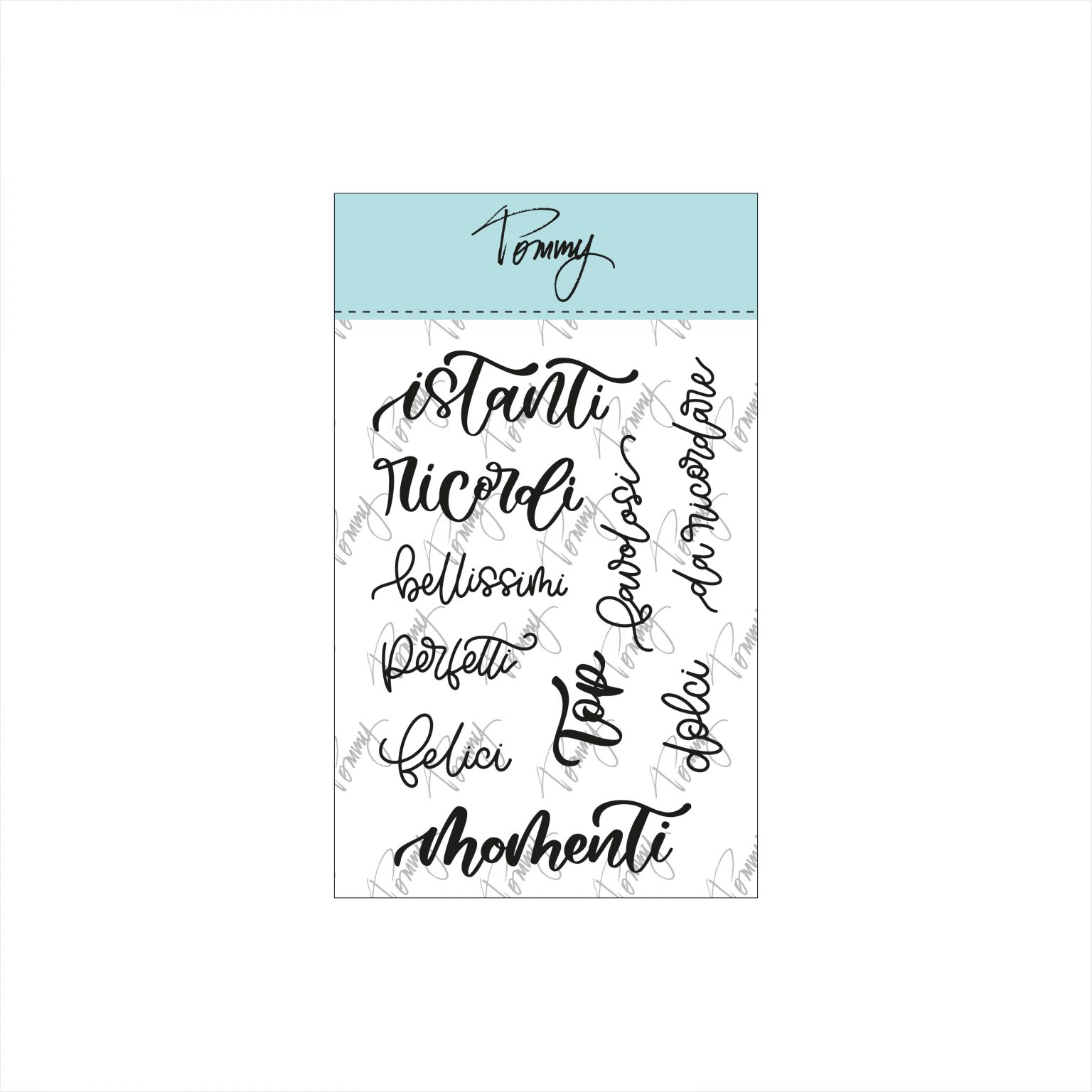 Tommy clear stamps – Momenti