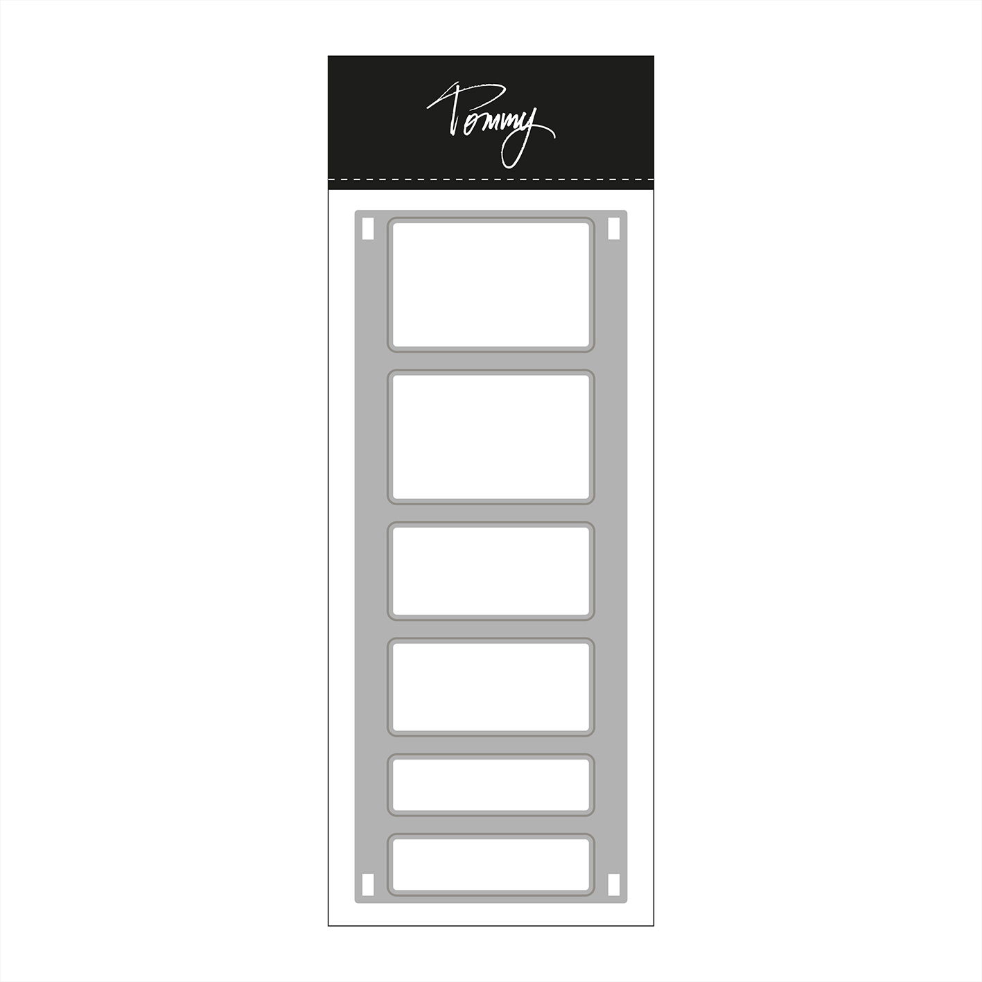 Tommy fustella – Rectangular labels®
