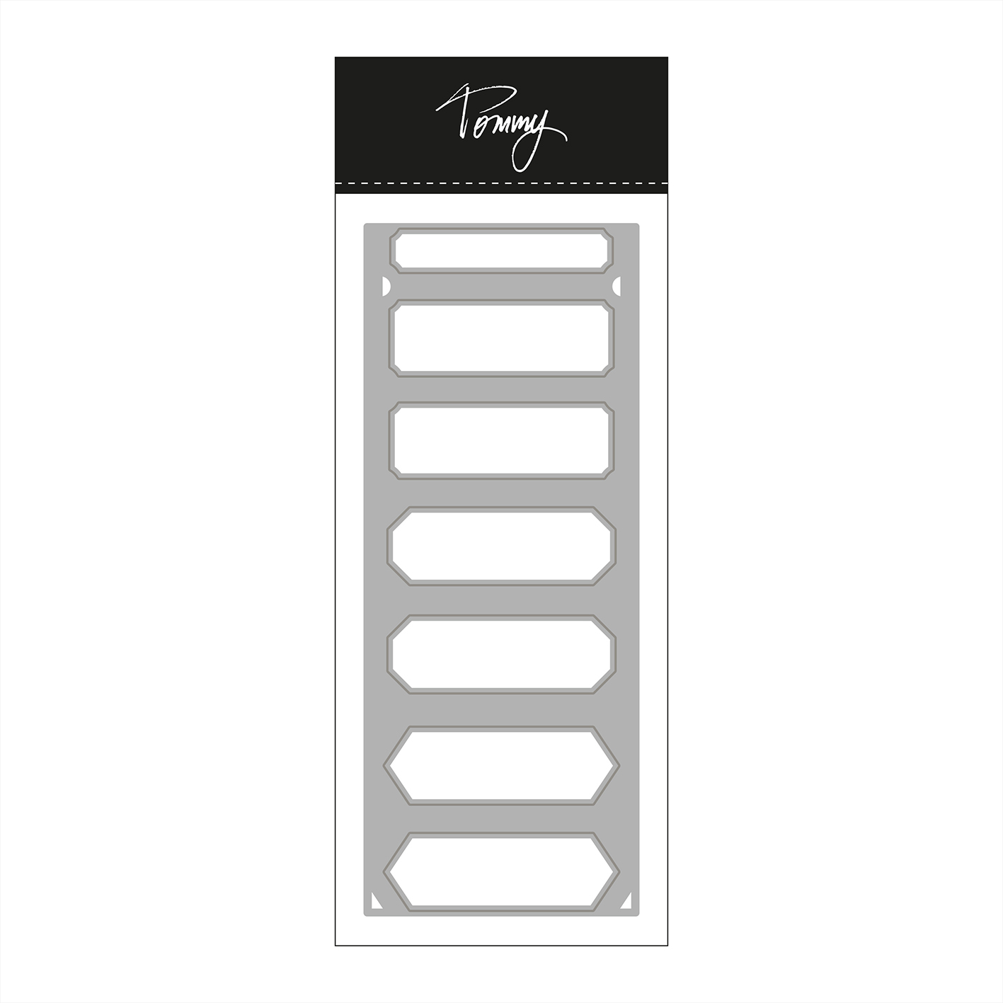 Tommy fustella – Cute labels®
