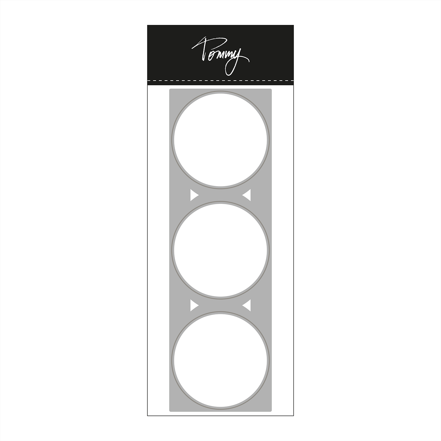 Tommy fustella – 6cm circle labels®
