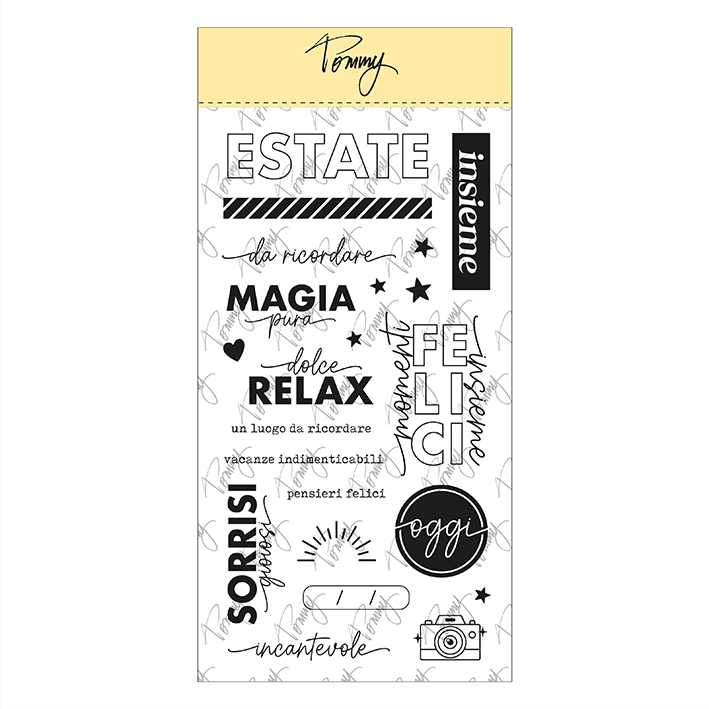 Tommy clear stamps – Estate da ricordare