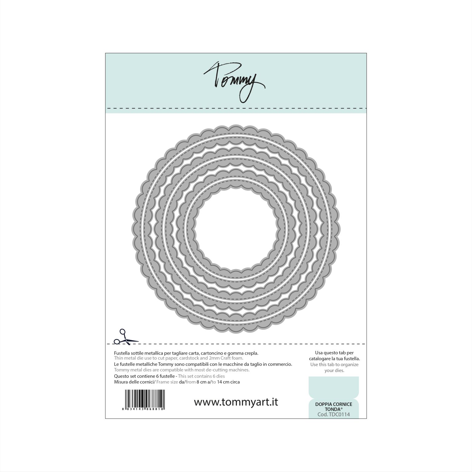 Tommy fustella – Doppia Cornice tonda®