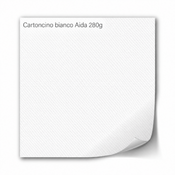 Cartoncino bianco AIDA 280 gr – cm 30,5 X 31,5