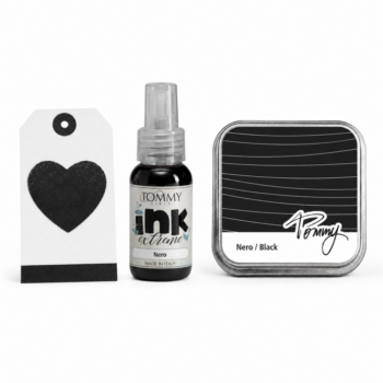 Set tampone inchiostro premium permante e ink extreme - NERO