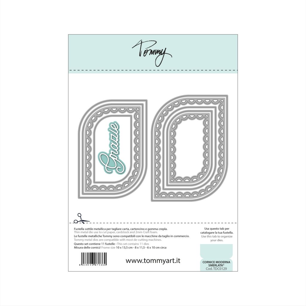 Tommy fustella - Cornice moderna smerlata®