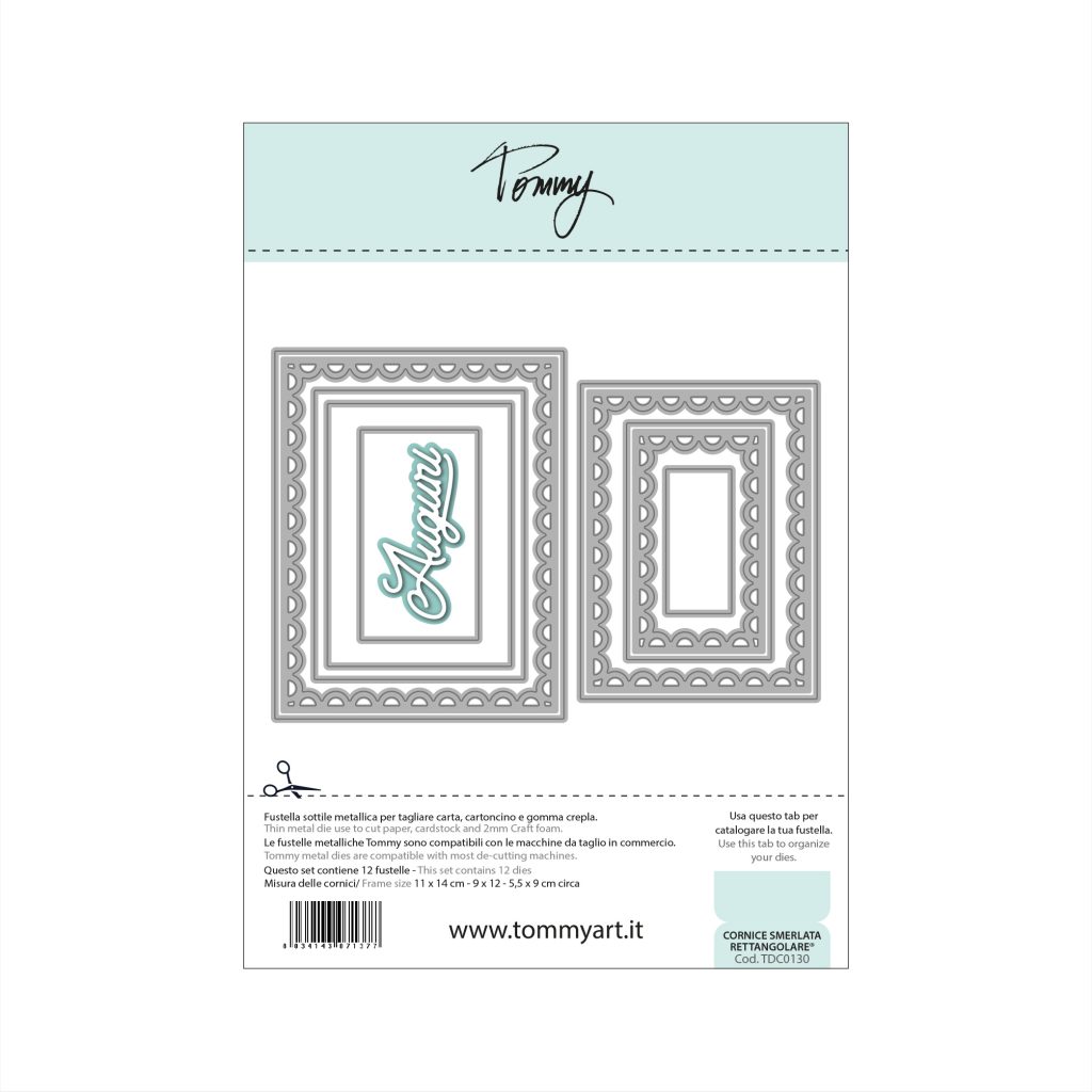 Tommy fustella - Cornice smerlata rettangolare®