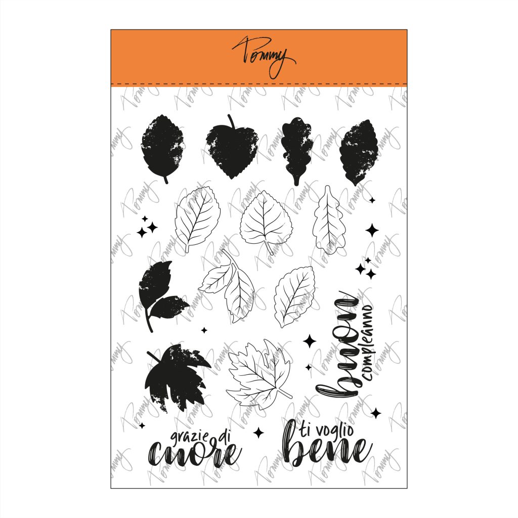 Tommy clear stamps - Foglie